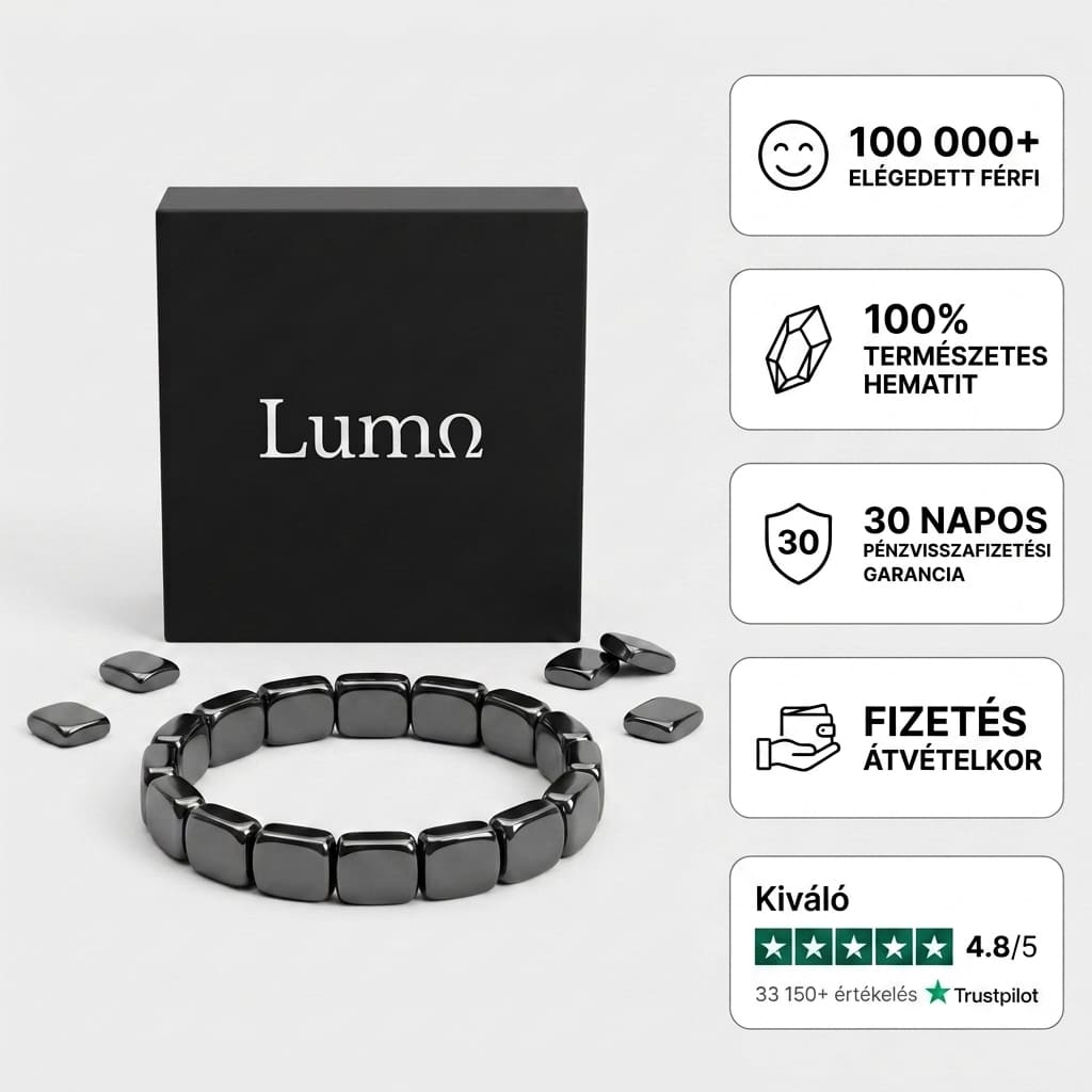 Hematitový náramok Lumo®