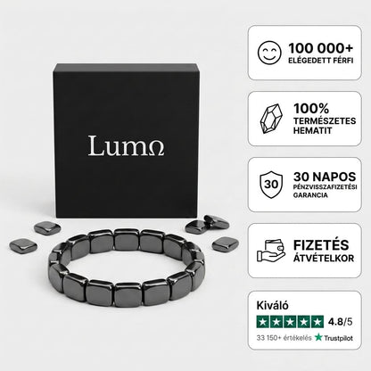 Hematitový náramok Lumo®